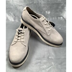 New TOMS Mens Size 11 Gray Navi Trvl Lite Oxford Ortholite Foam Insoles Office